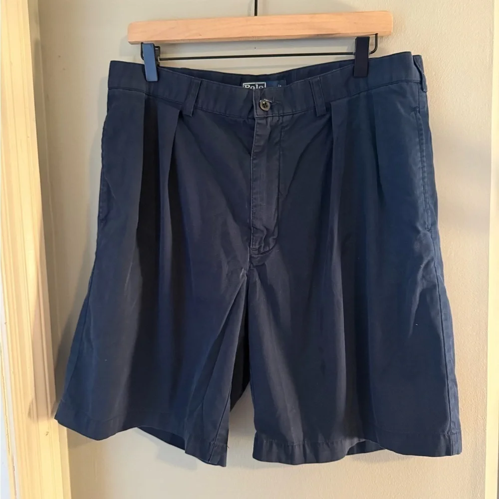 Polo by Ralph Lauren Blue Flat Front Shorts